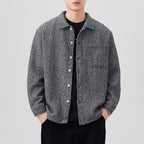 Retro Casual Long-Sleeve Knit Jacket
