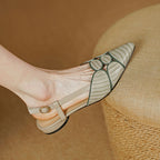 Women's Pointed Toe Slingback Pumps