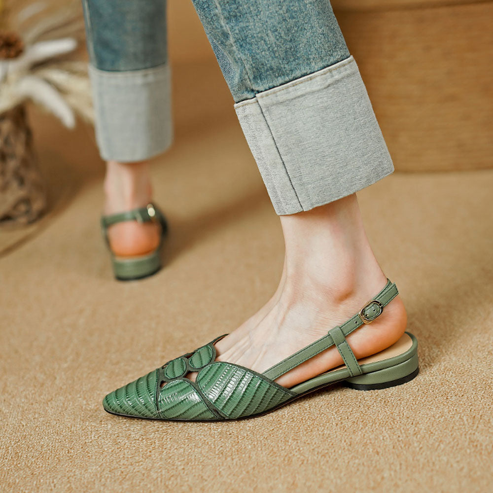 Women's Pointed Toe Slingback Pumps