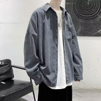 Men's Corduroy Long Sleeve Shirt