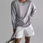 Men's Lightweight Knit Long Sleeve T-Shirt