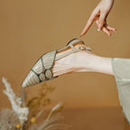 Women's Pointed Toe Slingback Pumps